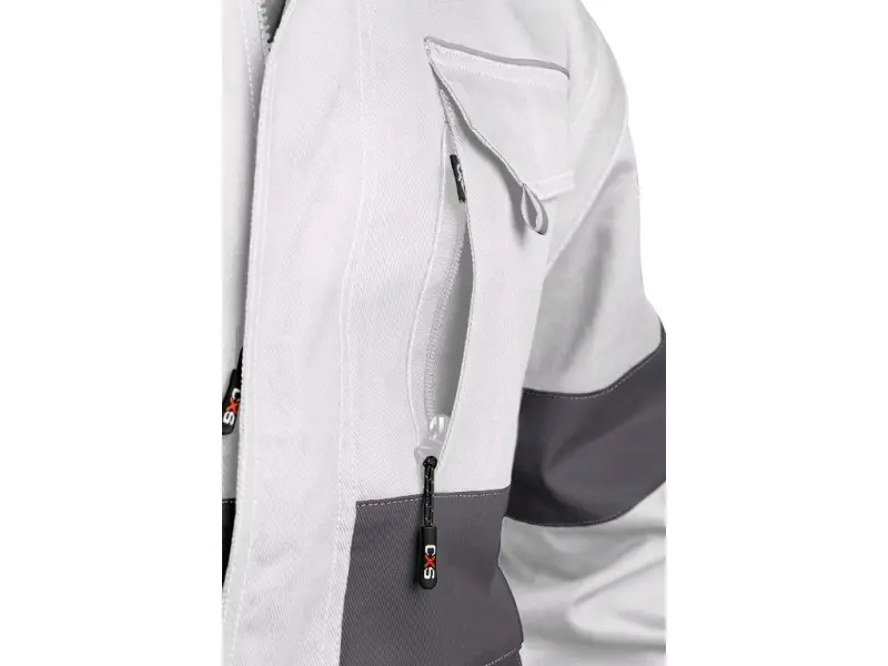 Blůza CXS LUXY EDA, pánská, bílo-šedá, vel. 64